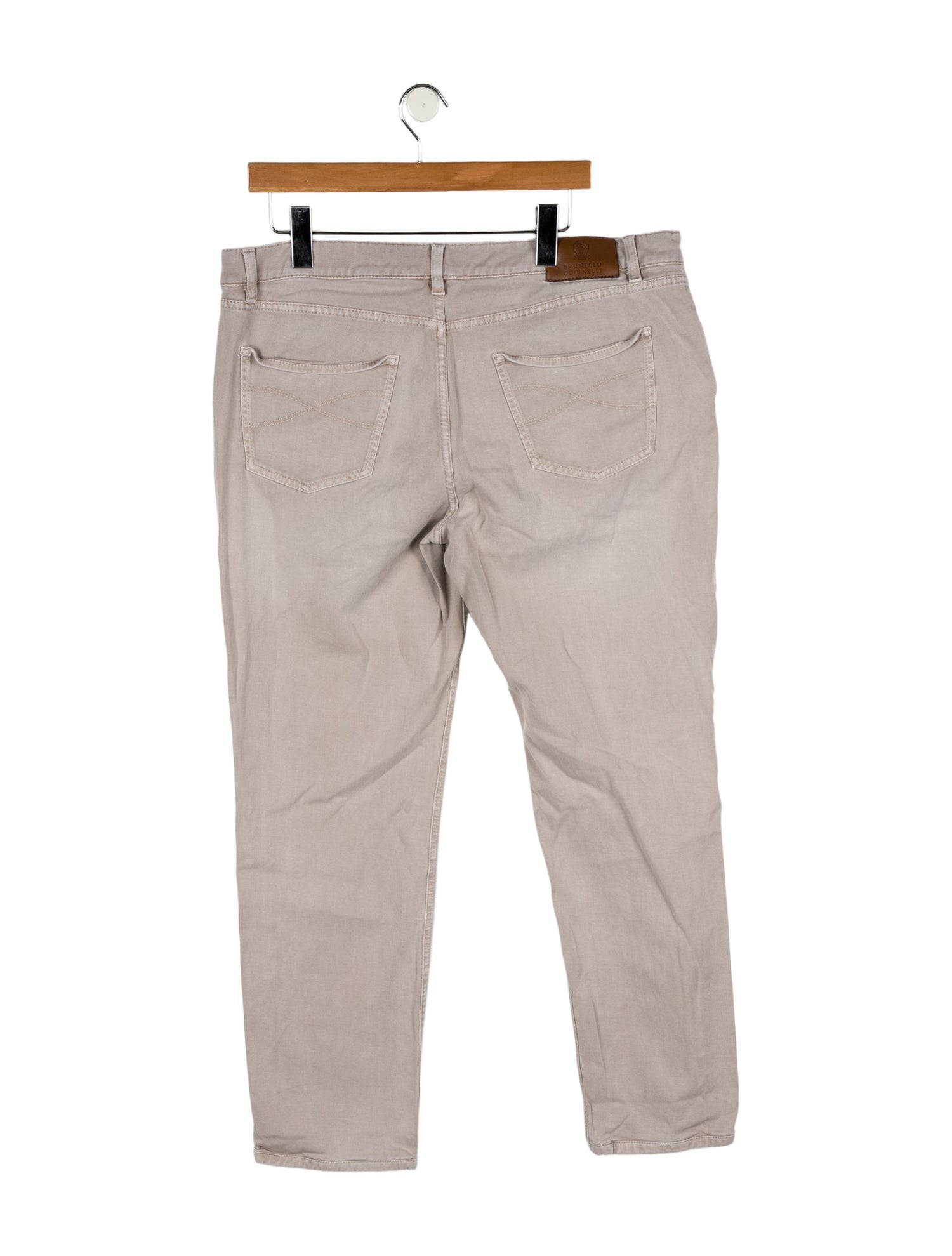 Brunello Cucinelli Mid-Rise Straight Leg Jeans