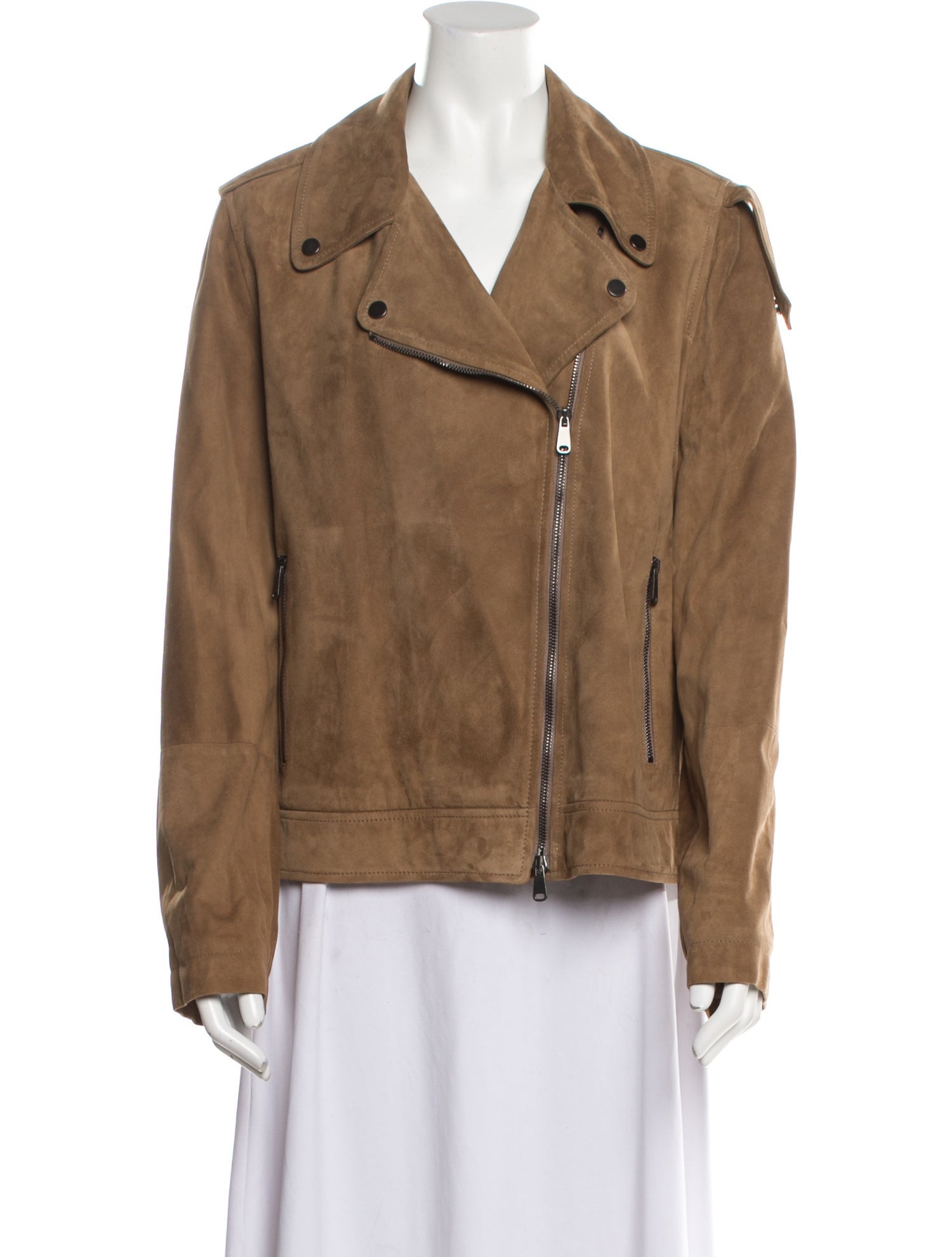 Brunello Cucinelli Leather Biker Jacket w/ Tags