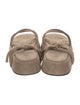 Brunello Cucinelli Suede Beaded Accents Espadrilles