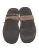 Brunello Cucinelli Suede Beaded Accents Espadrilles