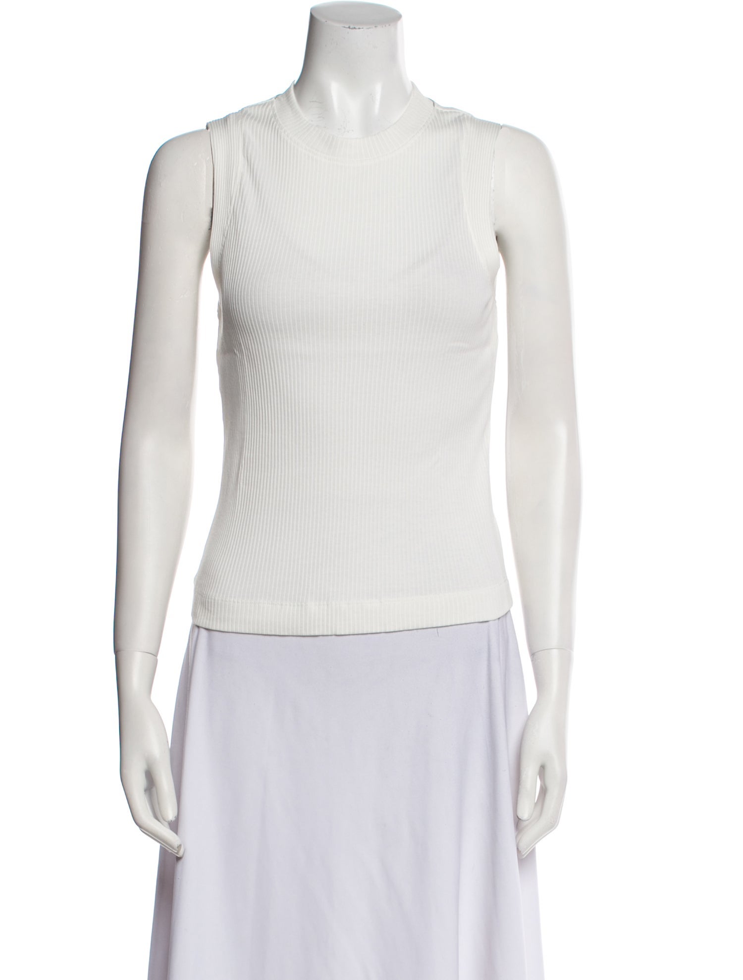 Brunello Cucinelli Crew Neck Sleeveless Top