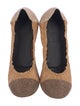 Brunello Cucinelli Monili Suede Ballet Flats