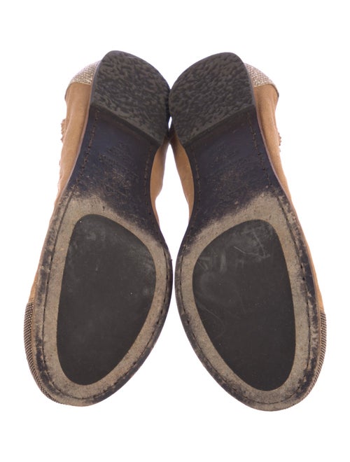 Brunello Cucinelli Monili Suede Ballet Flats