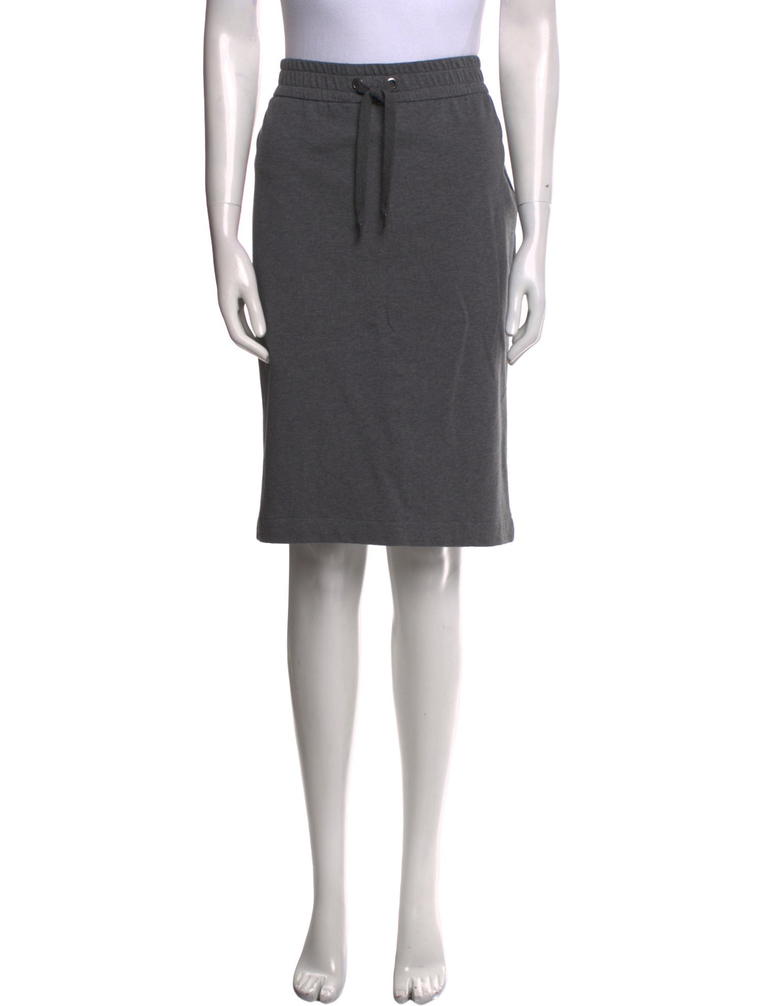 Brunello Cucinelli Pleated Accents Midi Length Skirt