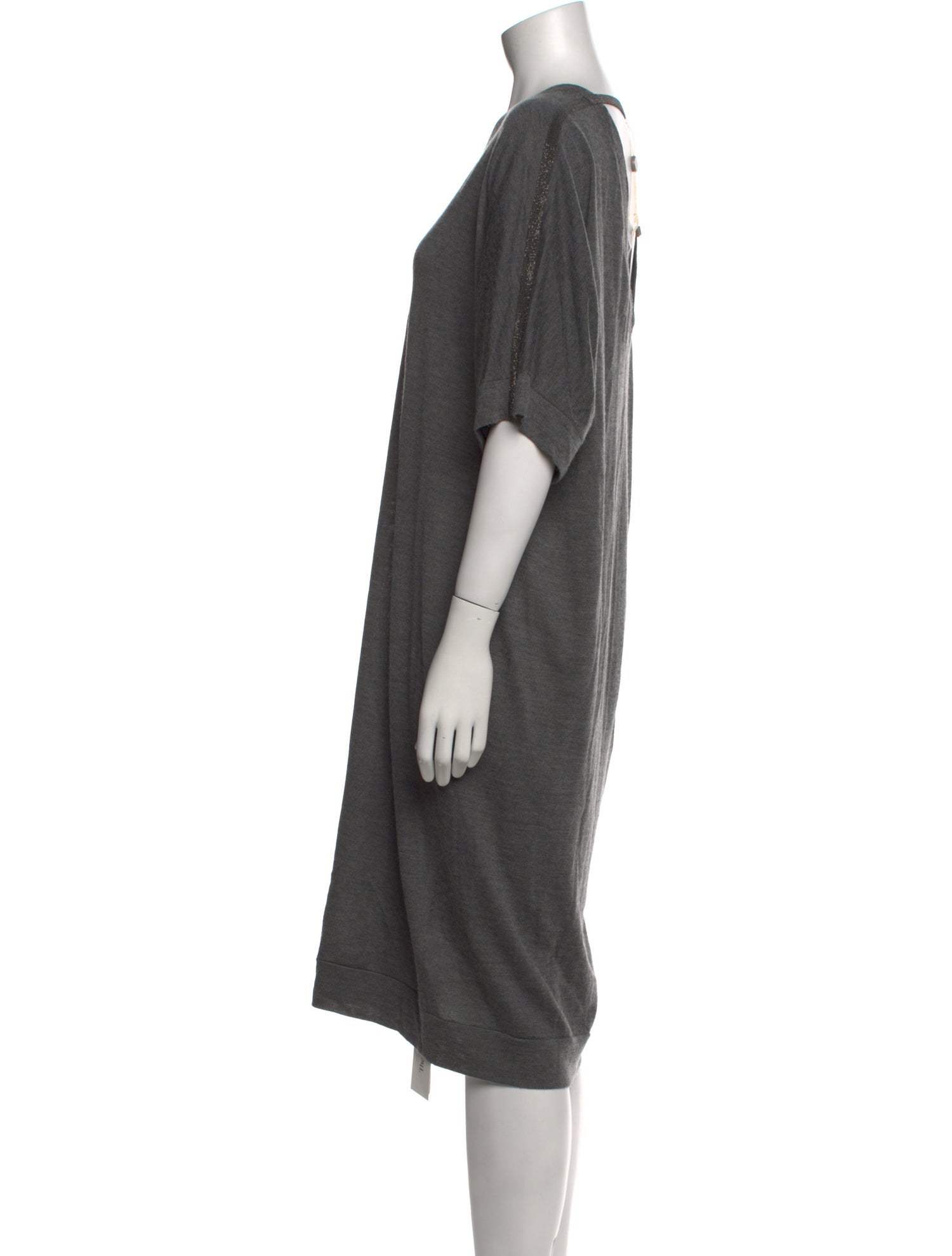 Brunello Cucinelli Wool Knee-Length Dress
