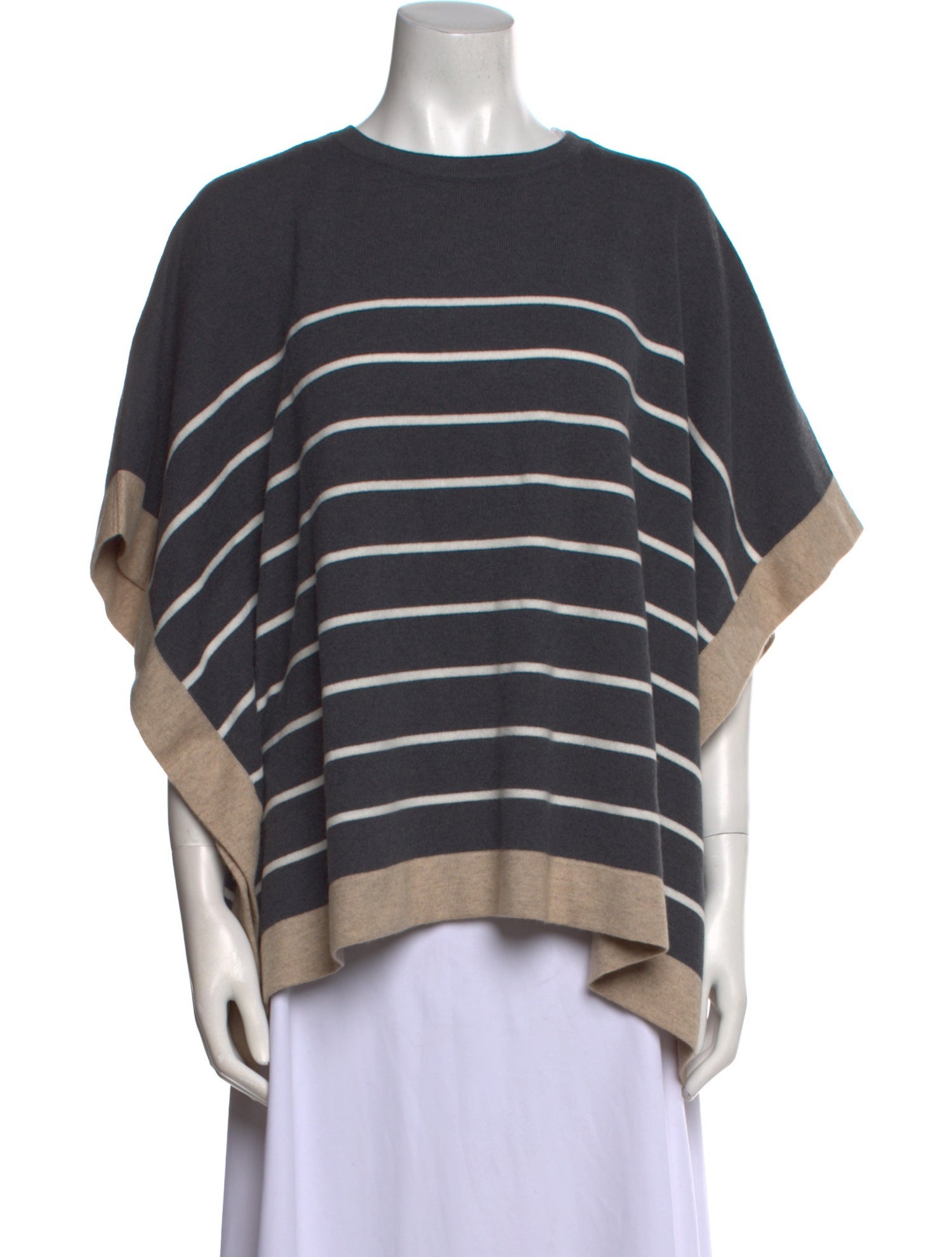 Brunello Cucinelli Virgin Wool Striped Sweater