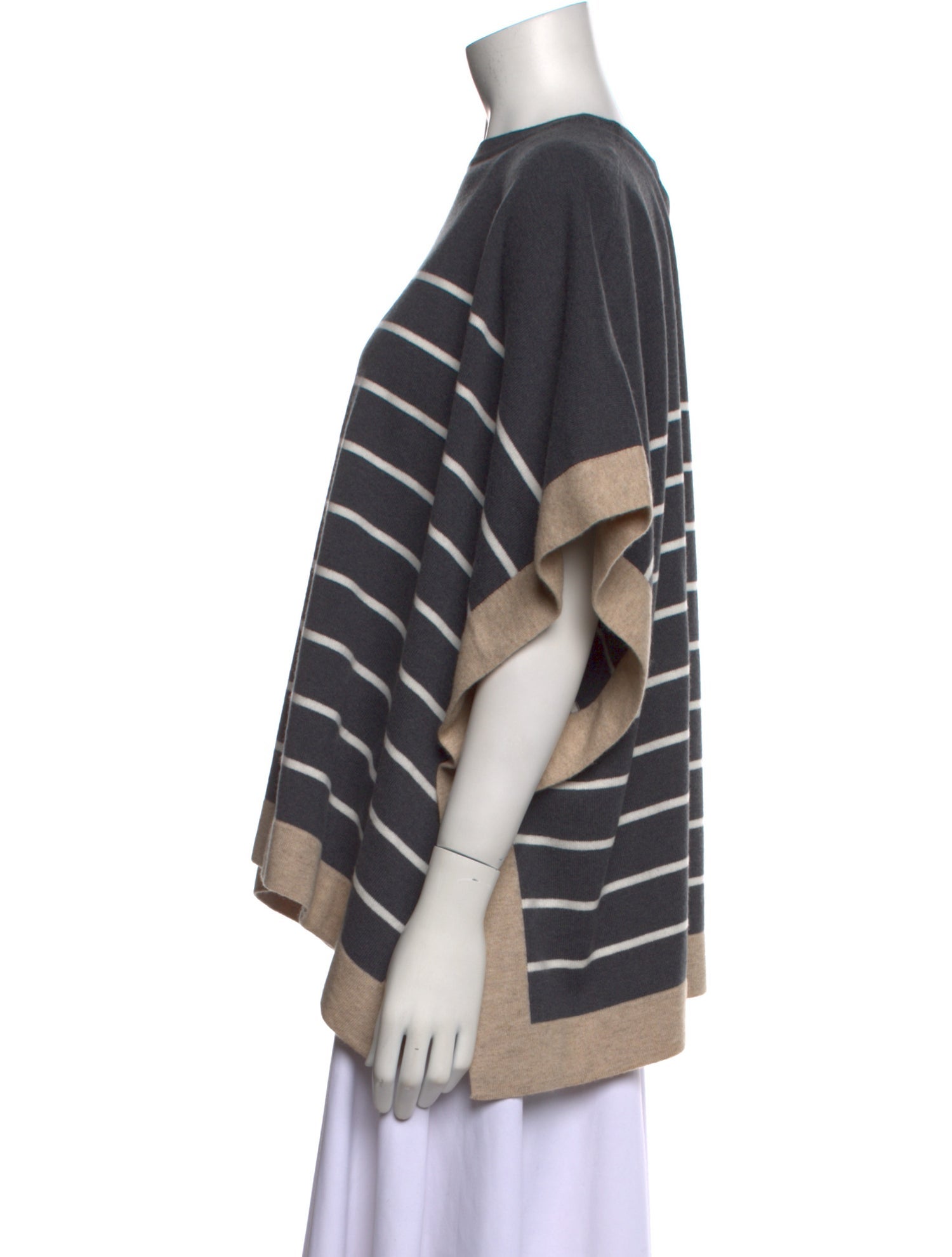 Brunello Cucinelli Virgin Wool Striped Sweater