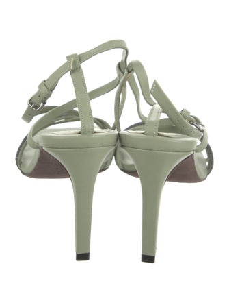 Brunello Cucinelli Leather T-Strap Sandals