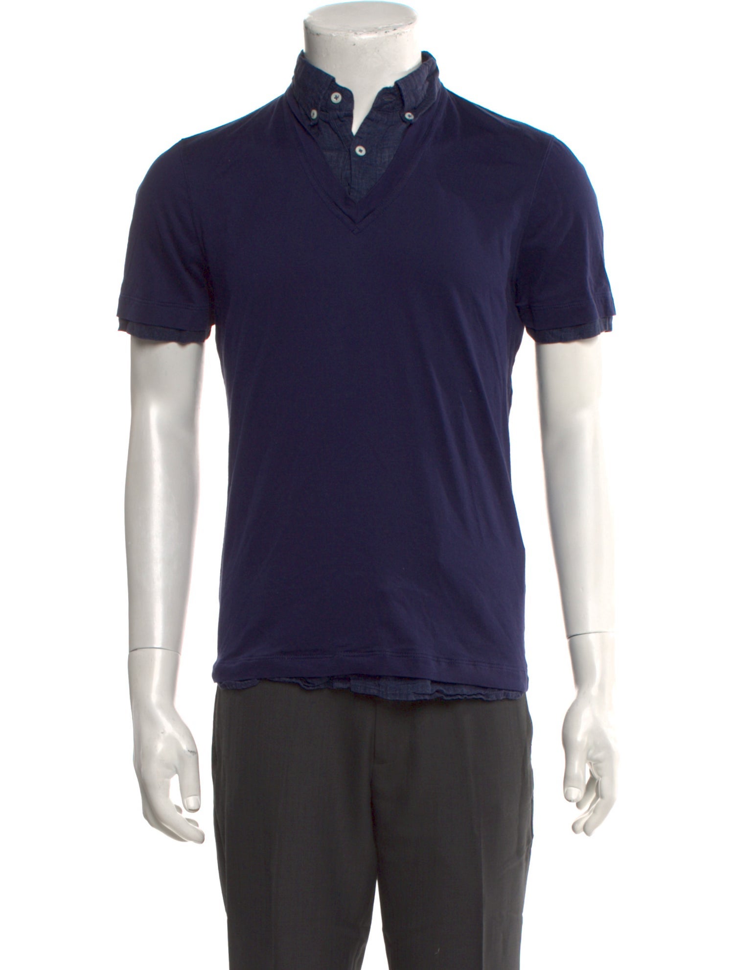 Brunello Cucinelli Crew Neck Short Sleeve Polo Shirt