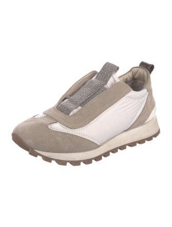 Brunello Cucinelli Monili Suede Sneakers