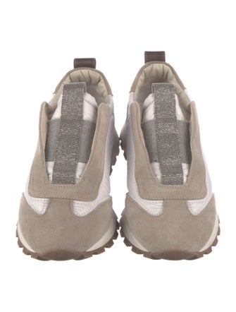 Brunello Cucinelli Monili Suede Sneakers