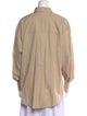 Brunello Cucinelli Long Sleeve Button-Up Top