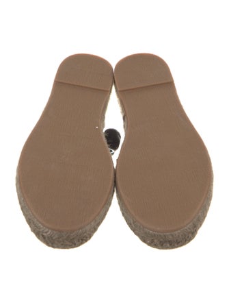 Brunello Cucinelli Leather Beaded Accents Espadrilles