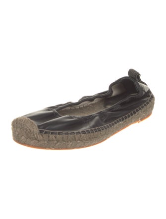 Brunello Cucinelli Leather Whipstitch Trim Espadrilles