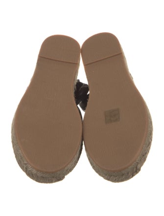 Brunello Cucinelli Leather Beaded Accents Slingback Flats