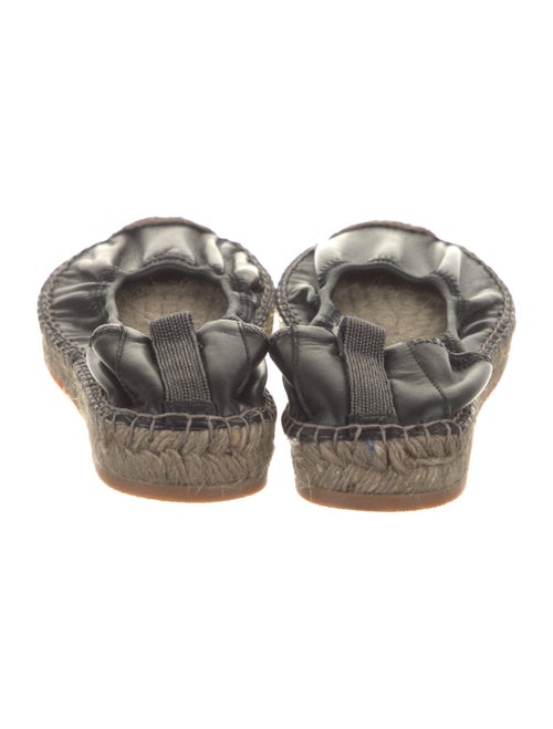 Brunello Cucinelli Leather Whipstitch Trim Espadrilles