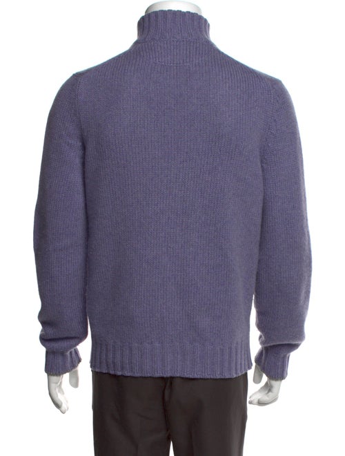 Brunello Cucinelli Cashmere Turtleneck Polo Sweater