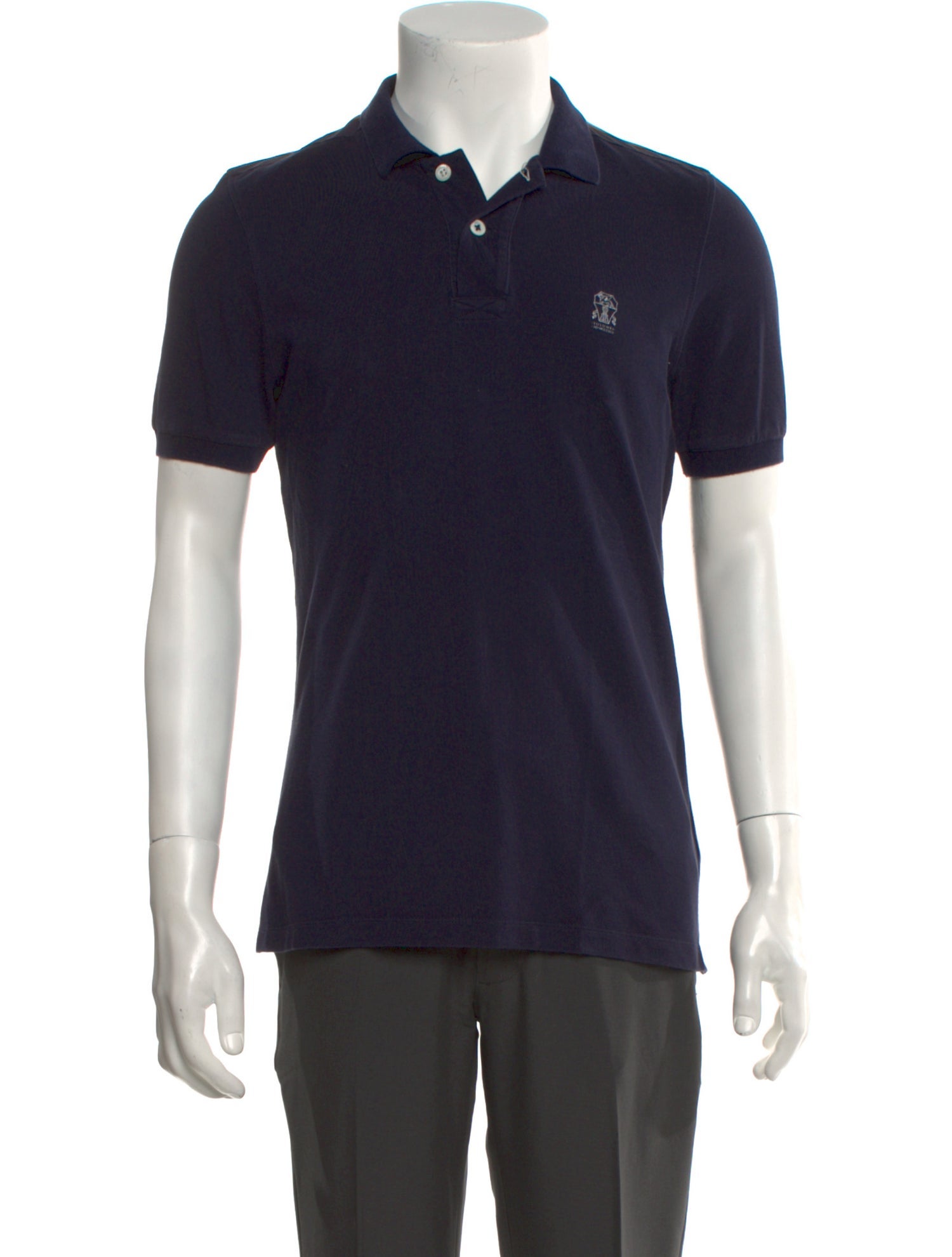 Brunello Cucinelli Collar Short Sleeve Polo Shirt