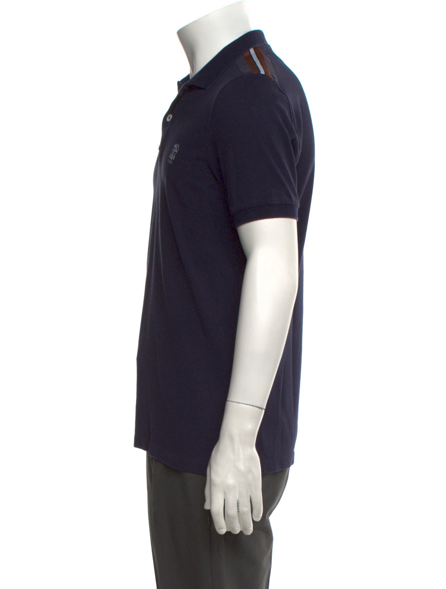 Brunello Cucinelli Collar Short Sleeve Polo Shirt