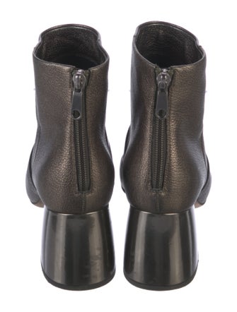 Brunello Cucinelli Leather Beaded Accents Boots
