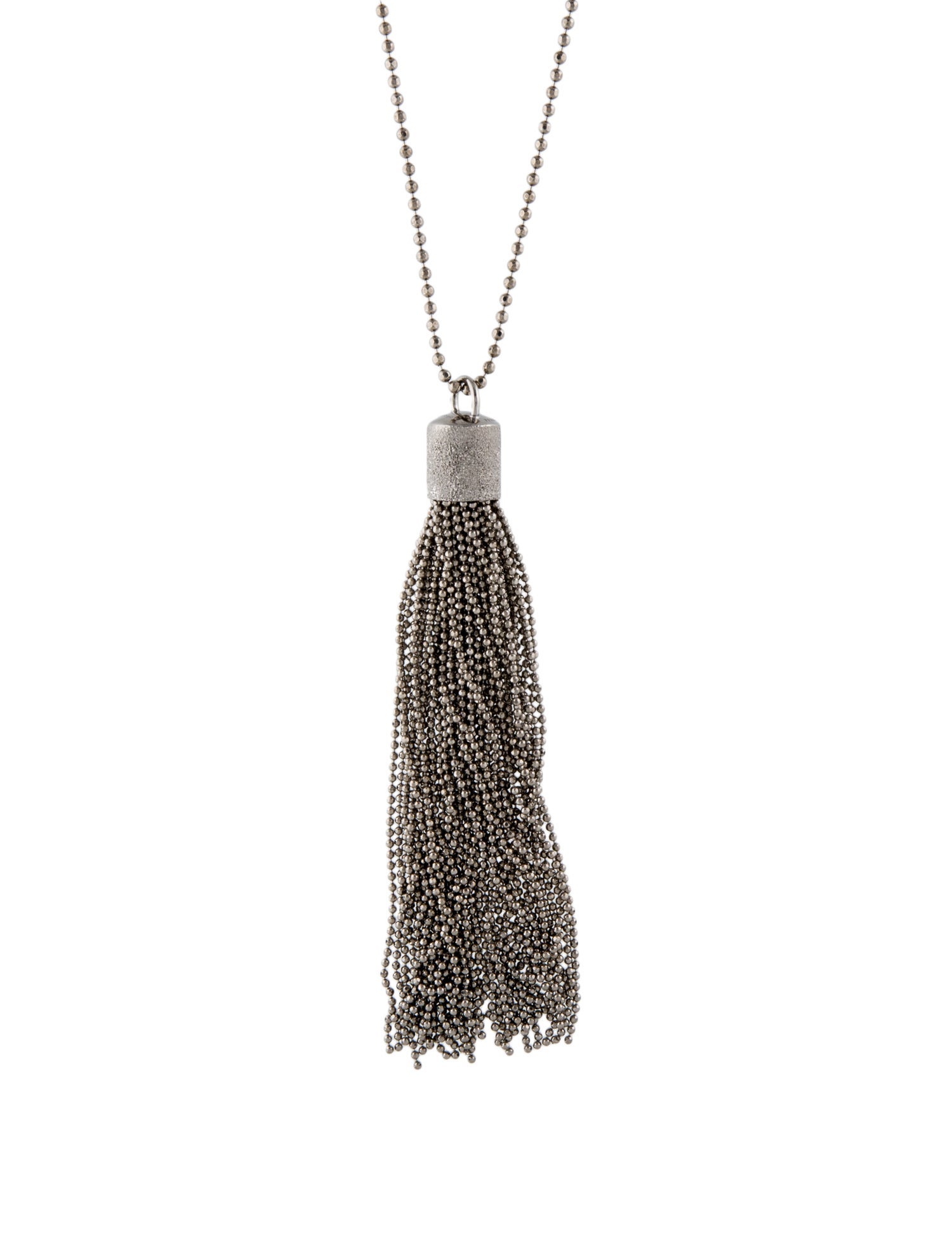 Brunello Cucinelli Monilli Fringe Tassel Necklace