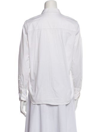Brunello Cucinelli Long Sleeve Button-Up Top