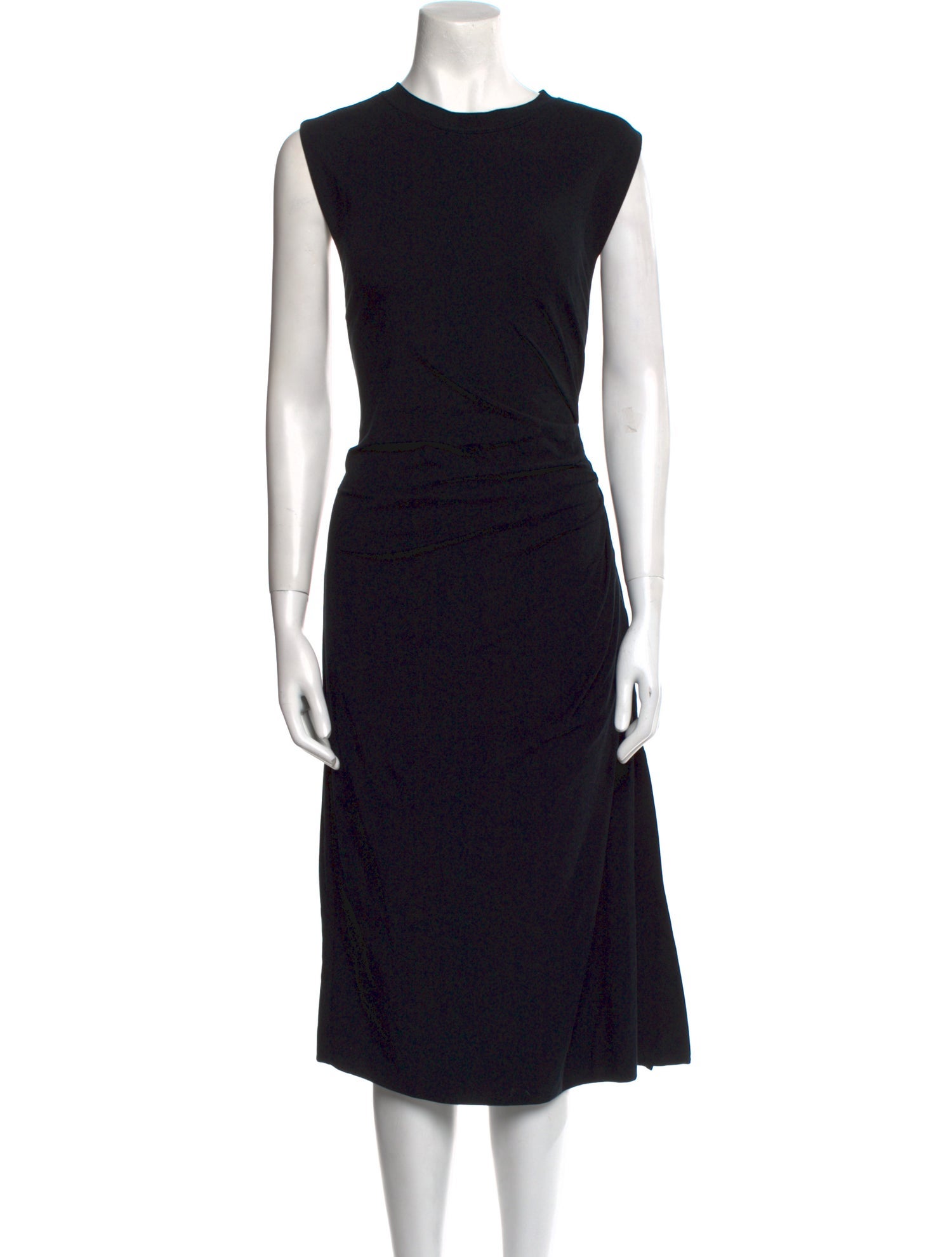 Brunello Cucinelli Crew Neck Midi Length Dress