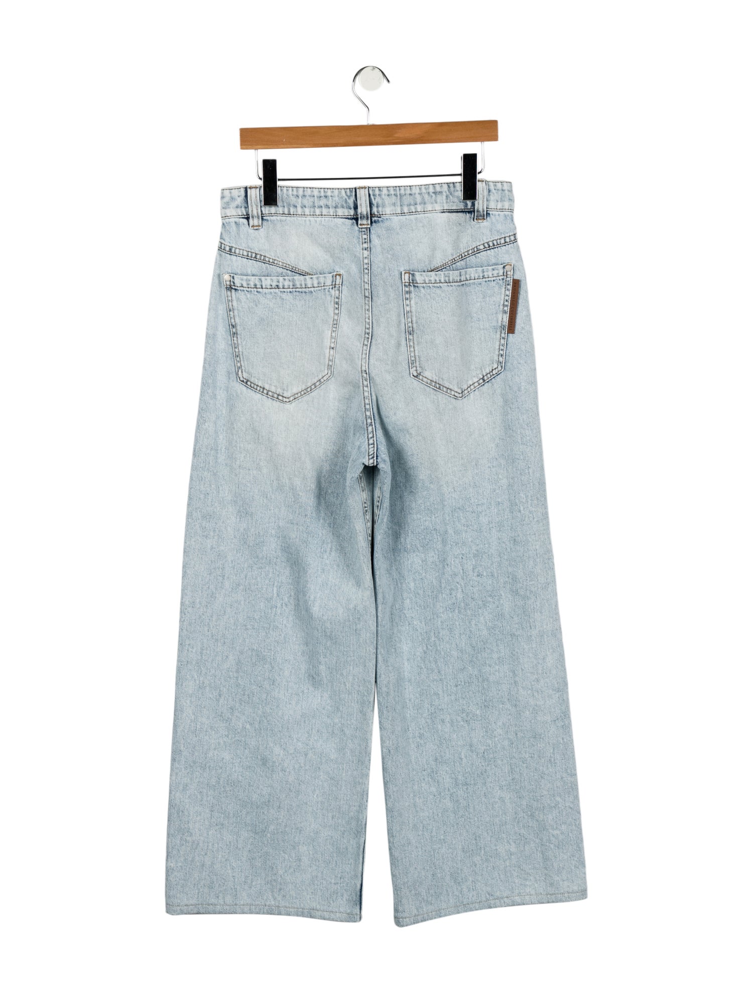 Brunello Cucinelli High-Rise Wide Leg Jeans