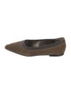 Brunello Cucinelli Monili Suede Flats