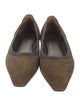 Brunello Cucinelli Monili Suede Flats