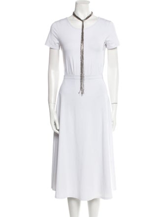 Brunello Cucinelli Beaded Lavalier Necklace