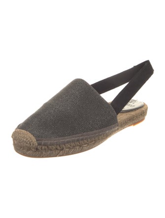 Brunello Cucinelli Suede Beaded Accents Espadrilles