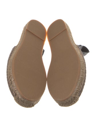 Brunello Cucinelli Suede Beaded Accents Espadrilles