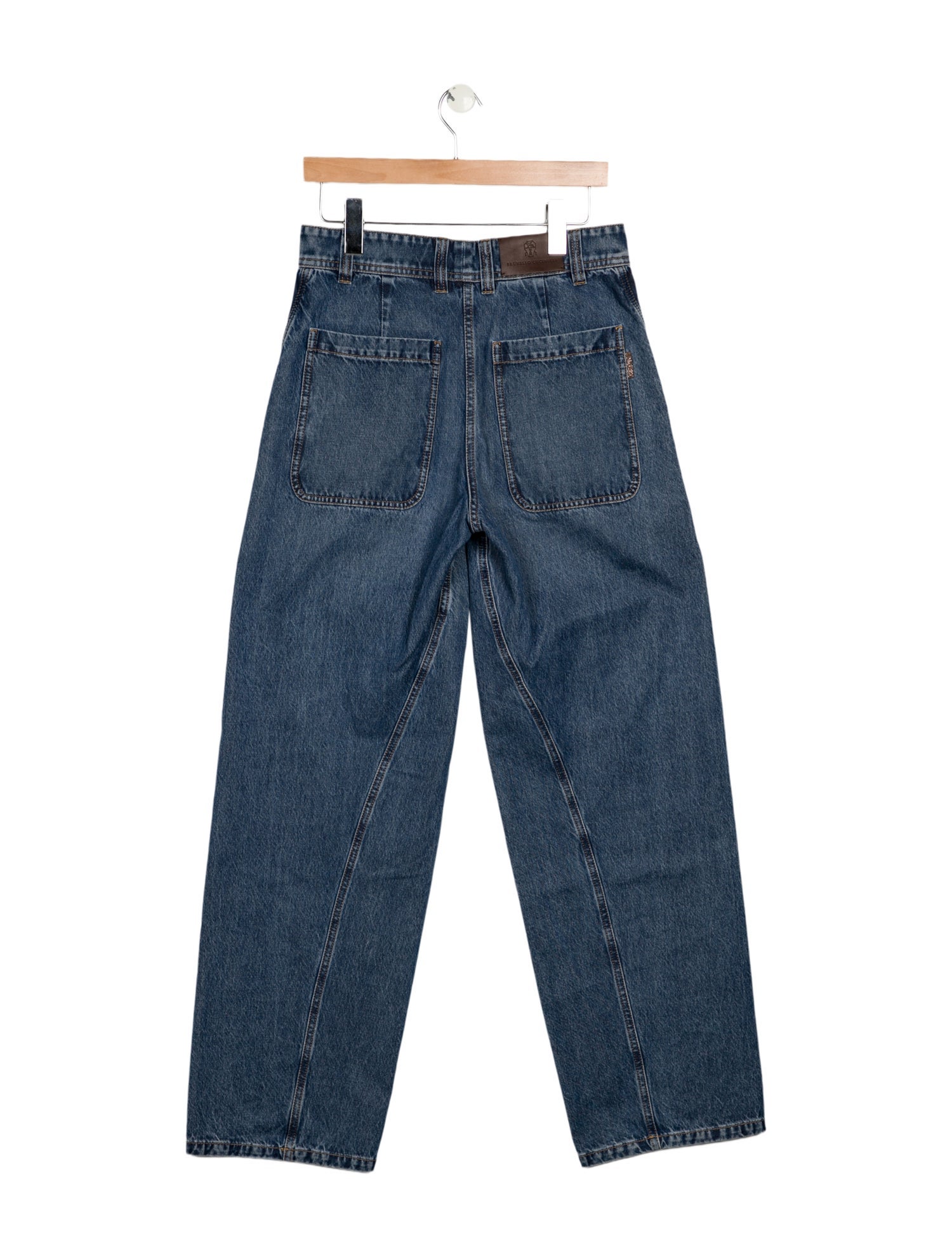 Brunello Cucinelli High-Rise Wide Leg Jeans