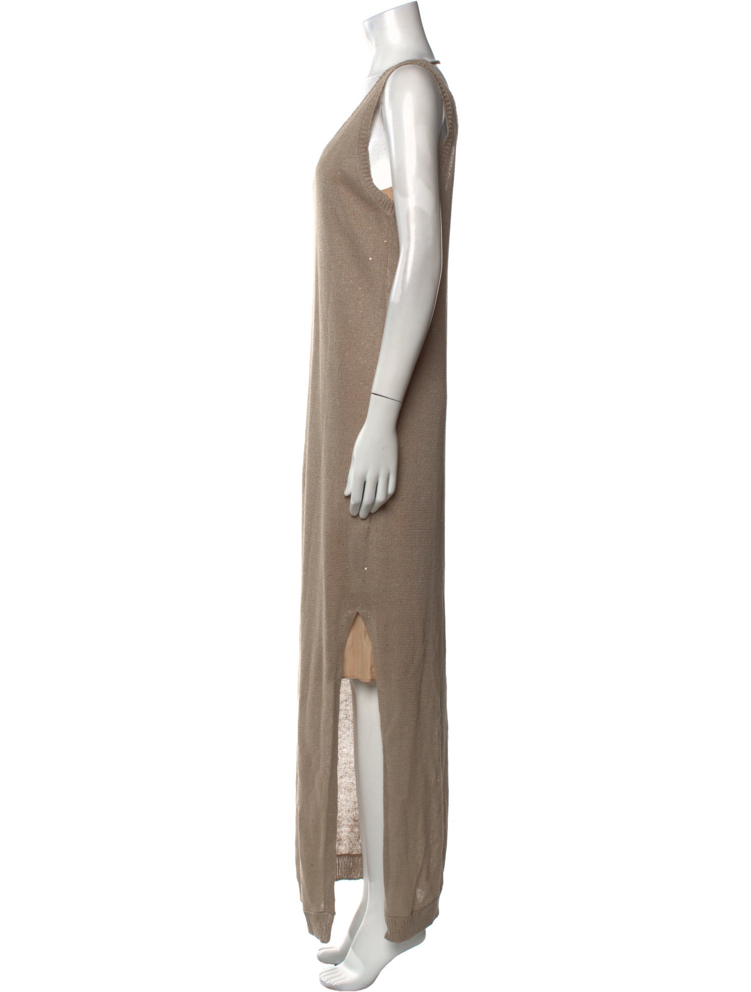 Brunello Cucinelli Linen Long Dress