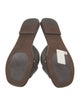 Brunello Cucinelli Suede Beaded Accents Slides