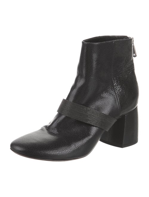Brunello Cucinelli Monili Leather Boots