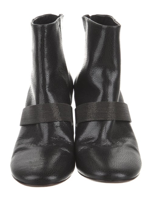 Brunello Cucinelli Monili Leather Boots