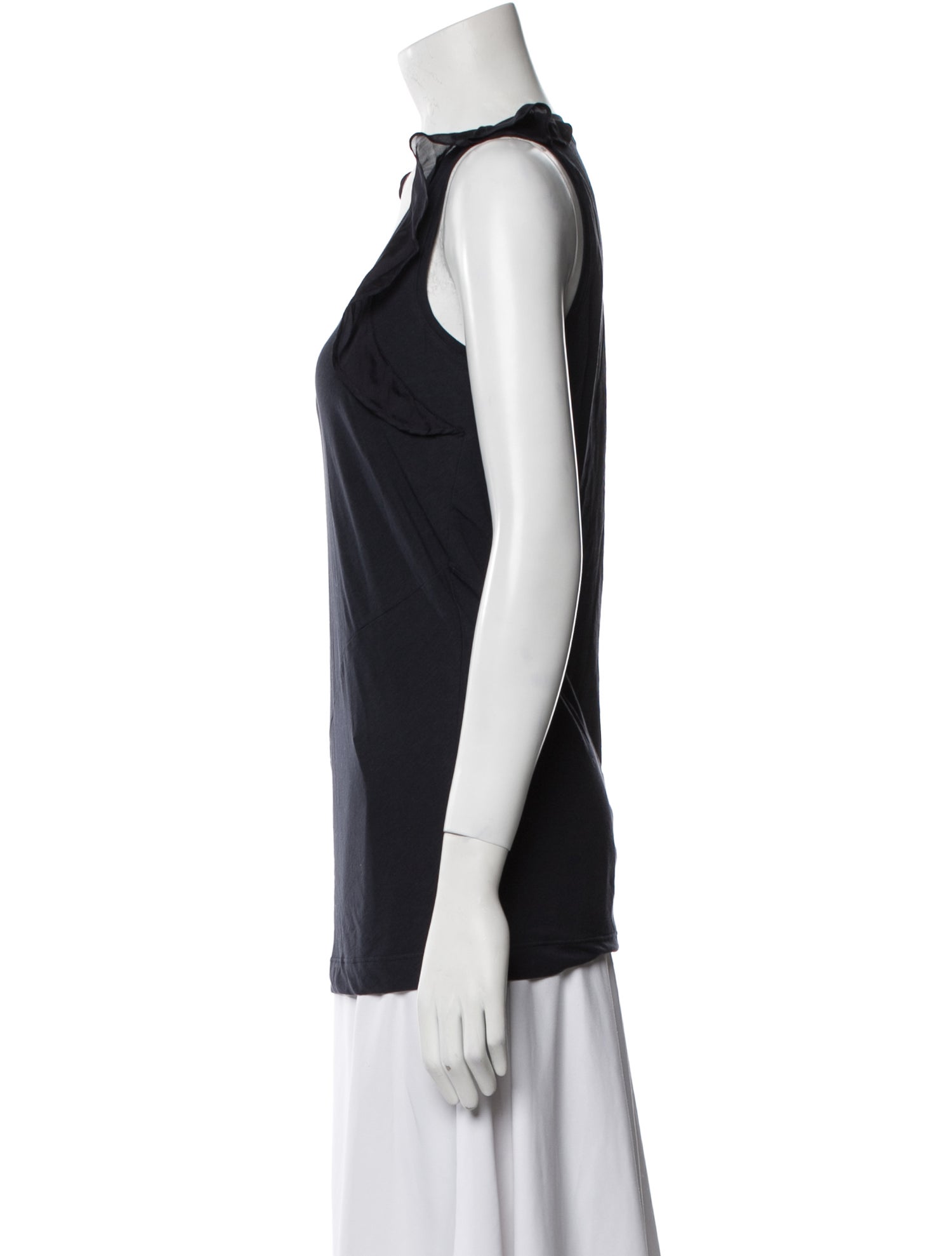 Brunello Cucinelli Scoop Neck Sleeveless Top
