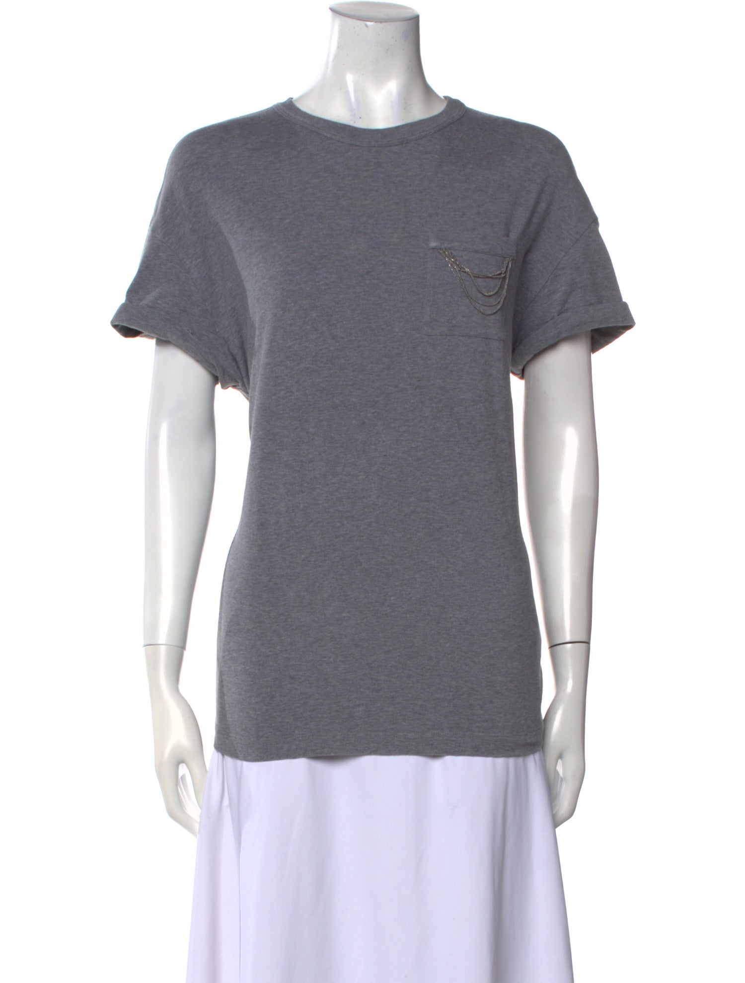 Brunello Cucinelli Crew Neck Short Sleeve T-Shirt