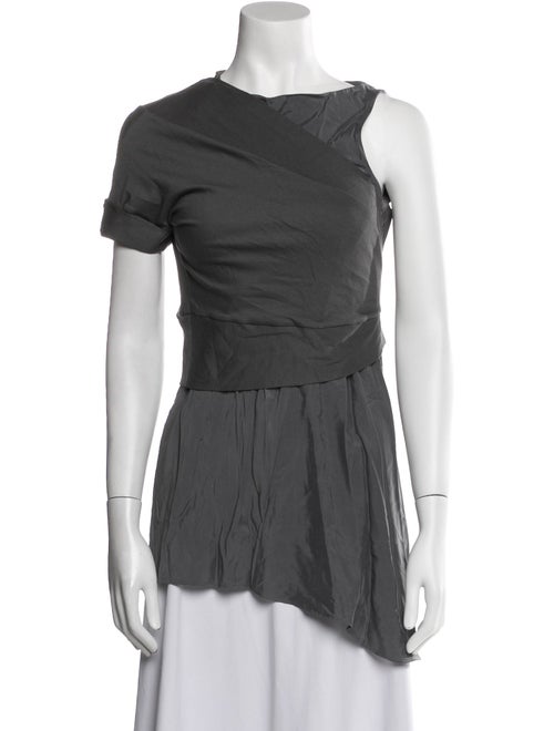 Brunello Cucinelli Bateau Neckline Short Sleeve Tunic