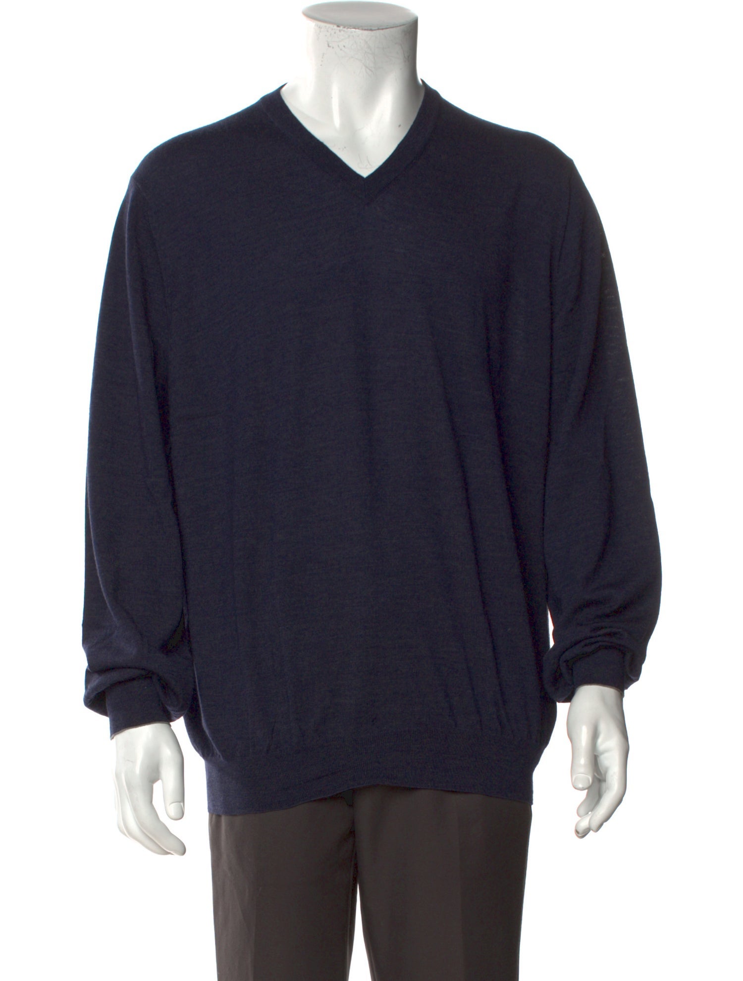 Brunello Cucinelli Wool V-Neck Henley