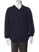 Brunello Cucinelli Wool V-Neck Henley
