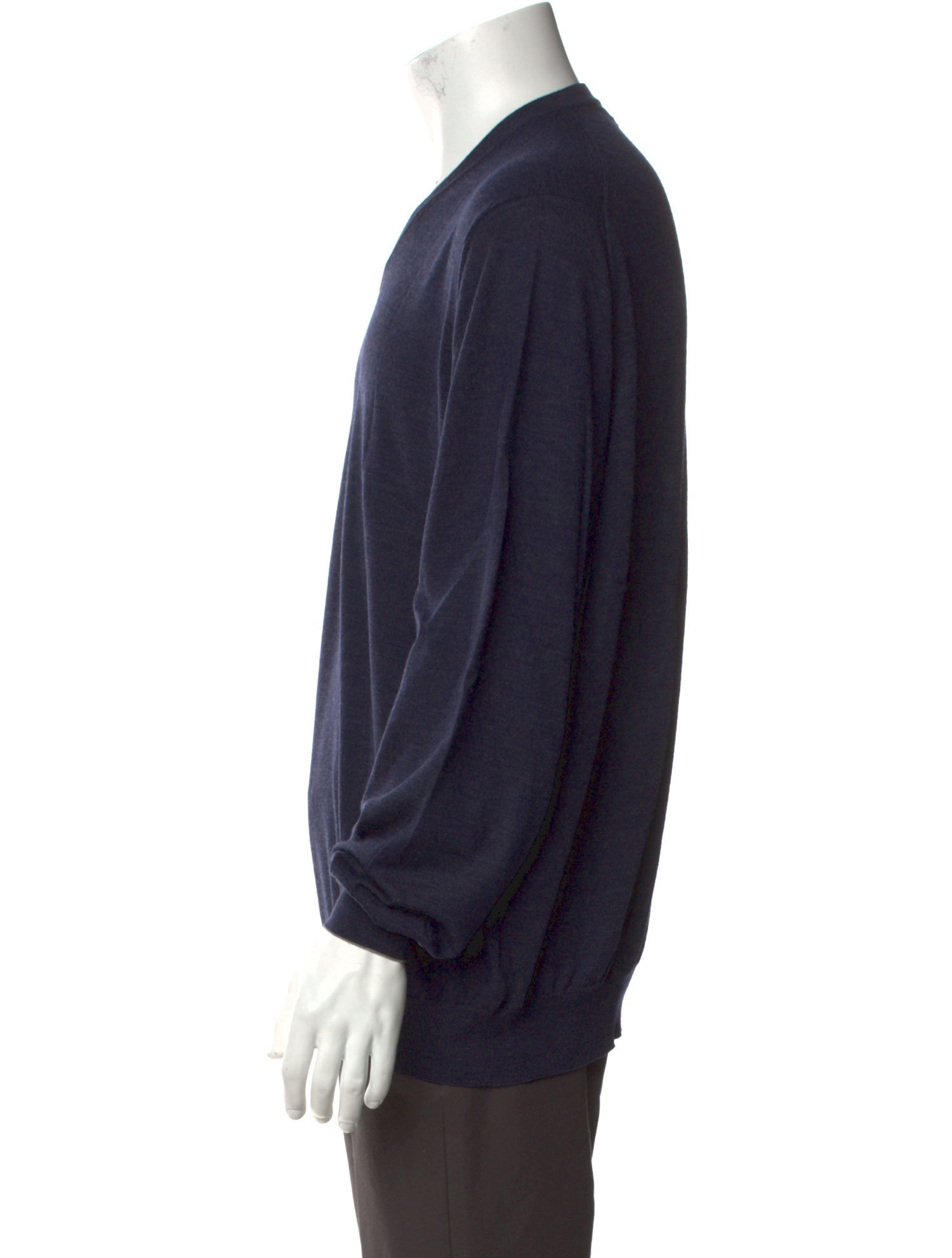 Brunello Cucinelli Wool V-Neck Henley