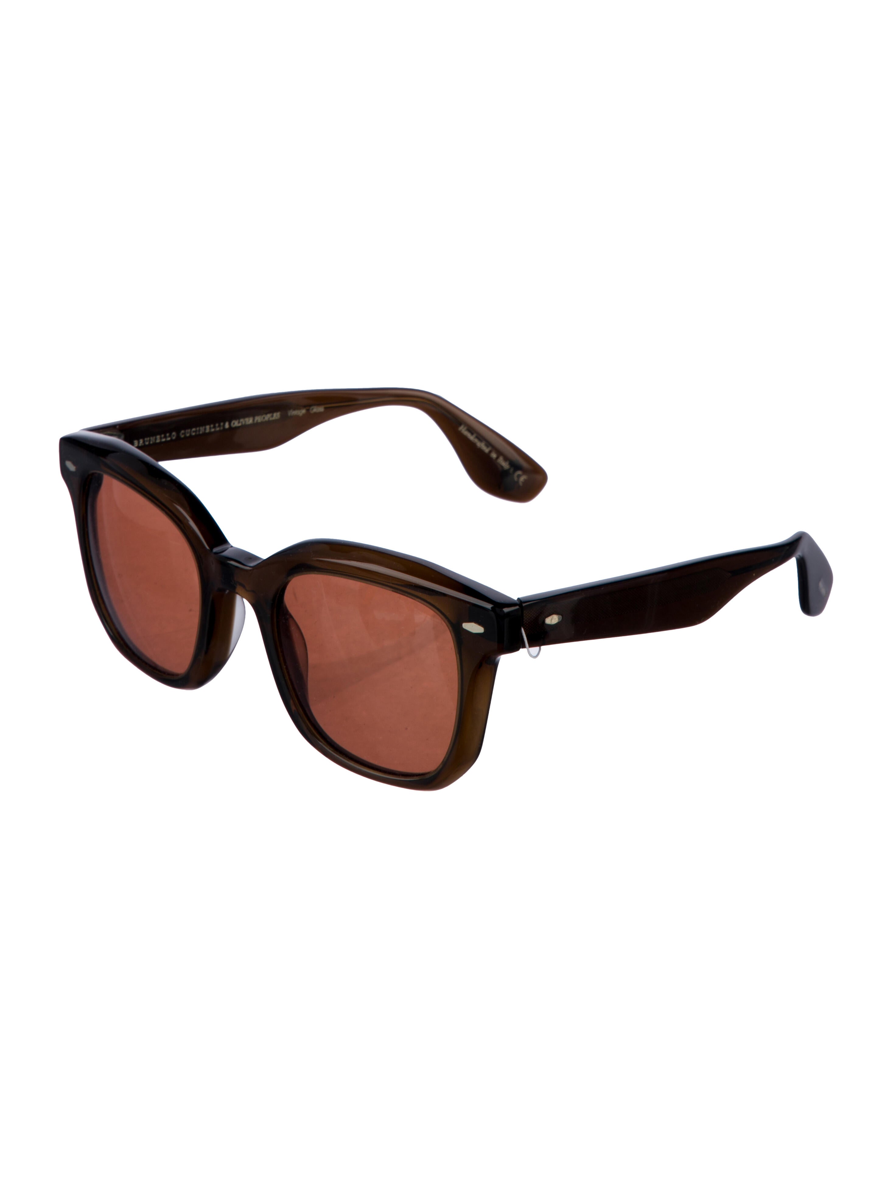 Brunello Cucinelli Wayfarer Tinted Sunglasses