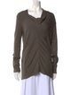 Brunello Cucinelli Cowl Neck Long Sleeve Top