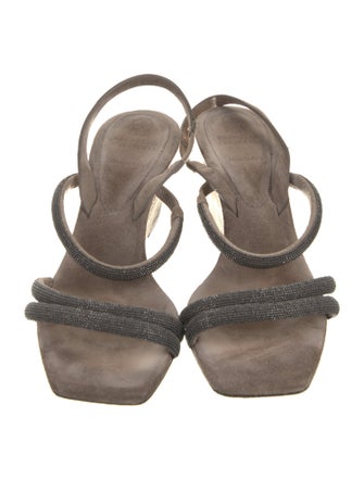 Brunello Cucinelli Suede Slides