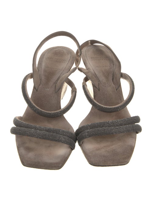 Brunello Cucinelli Suede Slides