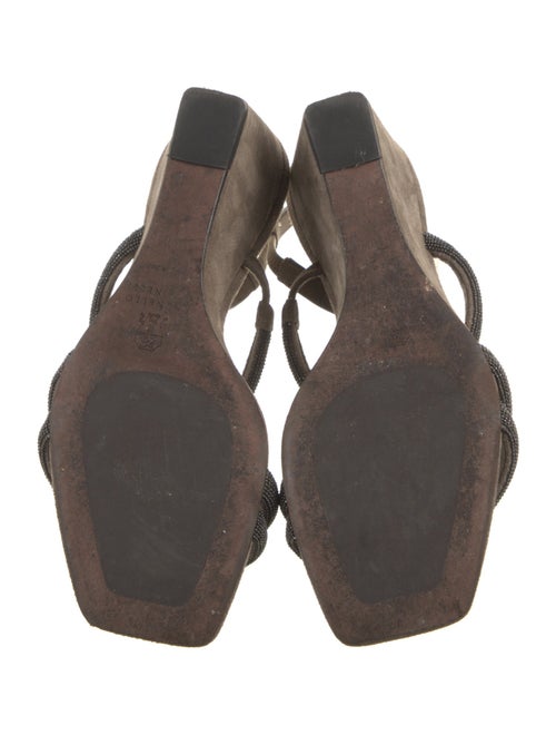 Brunello Cucinelli Suede Slides