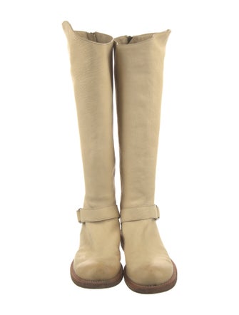 Brunello Cucinelli Leather Riding Boots